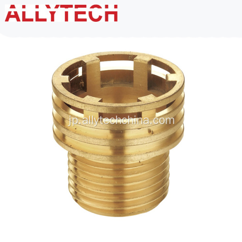 真鍮シリンダー精密CNC加工部品